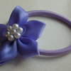 Hair Band - Lilac Ribbon Flower      £2