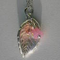 Fine Silver Leaf Pendant Necklace      £25