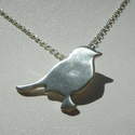Fine Silver Bird Pendant Necklace      £25
