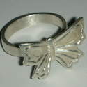 Fine Silver Butterfly Ring      £30