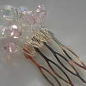 Pink Crystal Mini Wedding Comb      £8